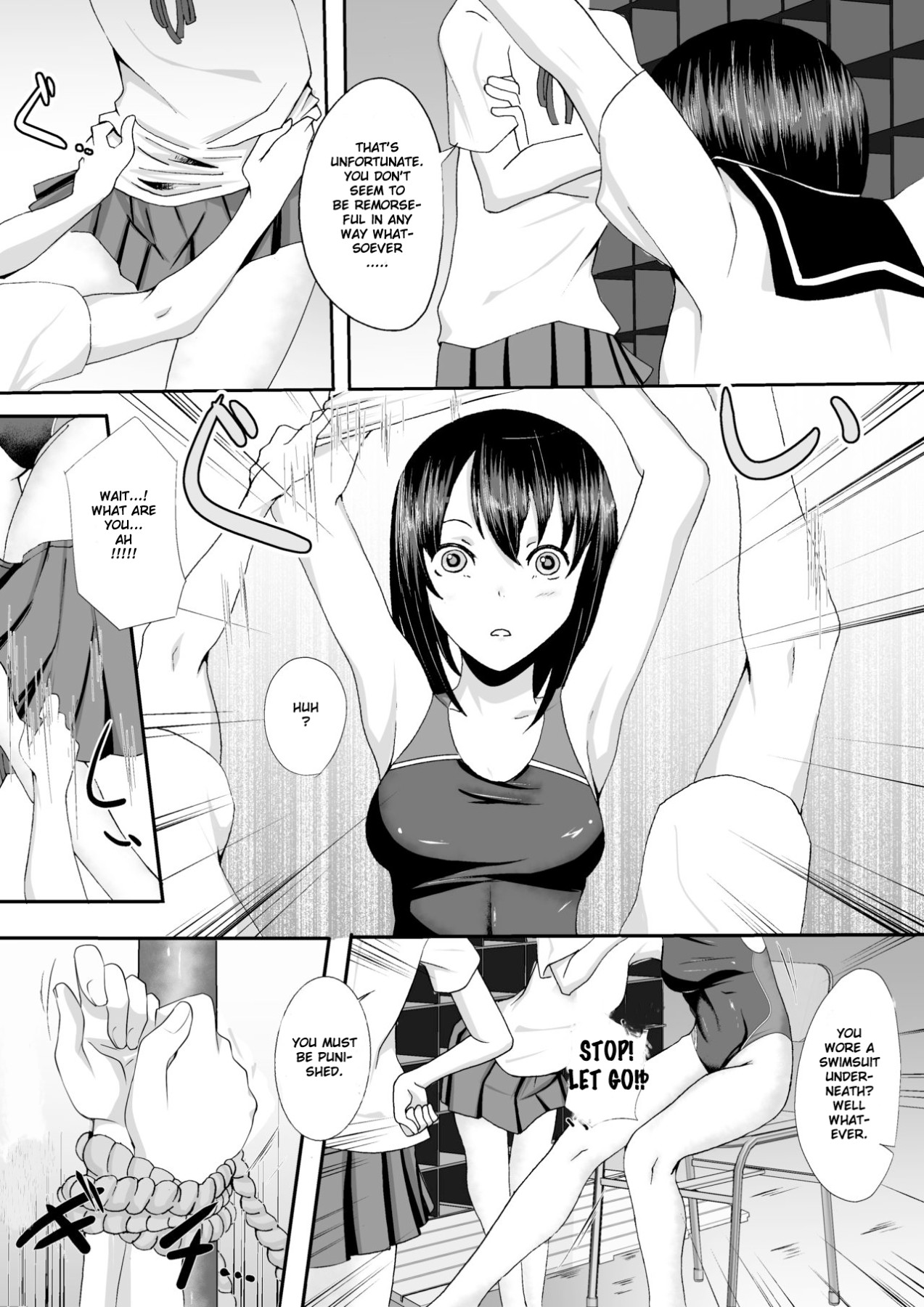 Hentai Manga Comic-The Swimsuit Girl's Ticklish Weapons-Read-12